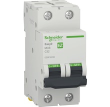 Disjunctor electric modular Schneider Easy9 2P 32A 4,5kA, curbă C-thumb-0