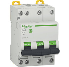 Disjunctor electric modular Schneider Easy9 3P+N 40A 4,5kA, curbă C-thumb-0