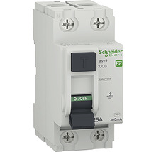 Întreruptor simplu cu protecție diferențială Schneider Easy9 2P 25A 300mA