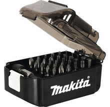 Logo Makita pe set de biți cu diverși biți de înșurubat