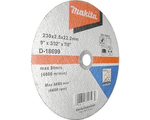 Disc de tăiere Makita 230x2,5x22,2 milimetri