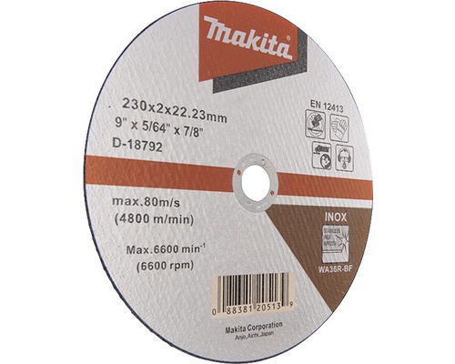 Disc de tăiere Makita, 230x2x22.23 milimetri