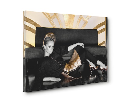 Pânză decorativă cu o femeie în stil Art Deco