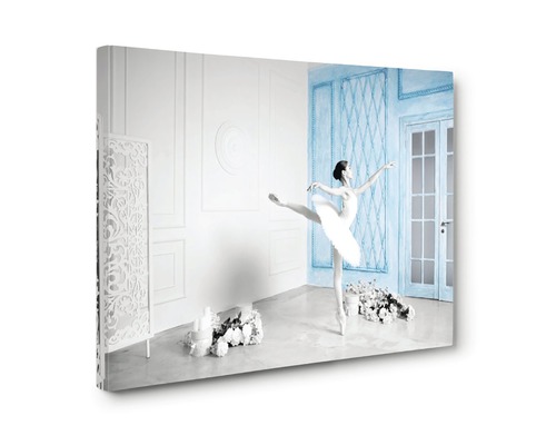 Tablou canvas cu o balerină într-un studio de dans