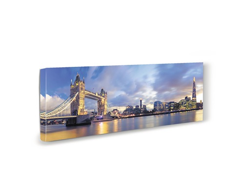 Tablou canvas cu orizontul Londrei și Tower Bridge