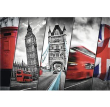 Tablou canvas British Symbols 95x150 cm-thumb-0