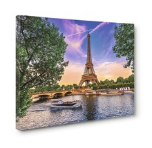 Tablou canvas cu vedere la Turnul Eiffel din Paris