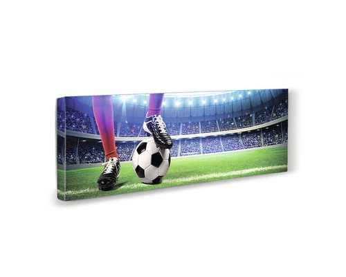 Tablou canvas cu fotbalist pe stadion