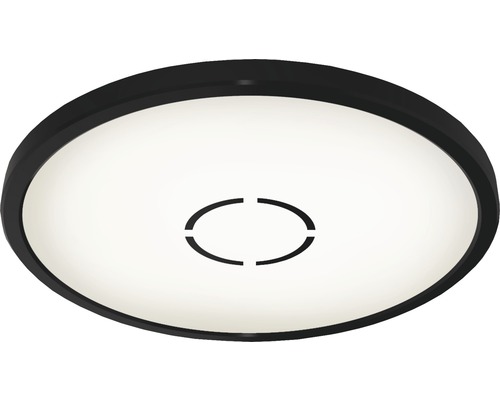 Plafonieră cu LED integrat Free 18W 2400 lumeni, pentru baie IP44, plastic negru