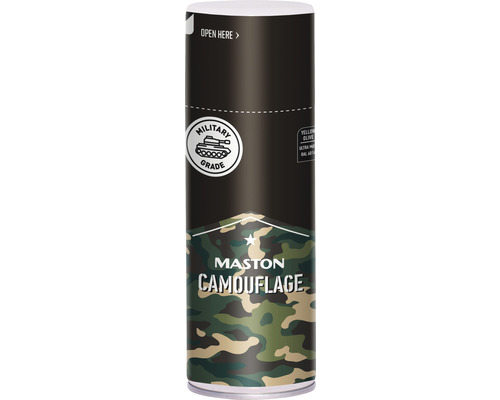 Vopsea spray Maston Camouflage RAL 6014 galben oliv 400 ml Spray camuflaj Maston