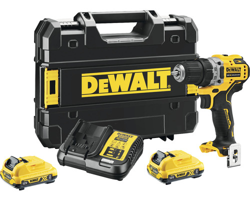 Mașină de găurit & înșurubat cu acumulator DeWALT DCD701D2 12V max. 57,5Nm, 2 acumulatori