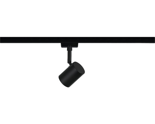 Spot LED negru pe sistem de șină de alimentare