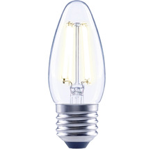 Bec LED variabil Flair E27 6W 806 lumeni, glob clar lumânare, lumină neutră