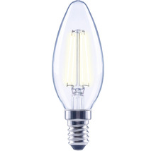 Bec LED variabil Flair E14 4W 470 lumeni, glob clar lumânare, lumină neutră