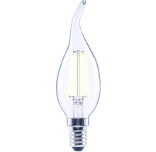 Bec LED variabil Flair E14 4W 470 lumeni, glob clar lumânare decorativă, lumină neutră