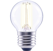 Bec LED variabil Flair E27 4W 470 lumeni, glob clar G45, lumină neutră