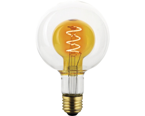 Bec glob decorativ cu filament spiralat