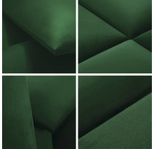 Panou decorativ tapițat Riviera verde 30x30 cm