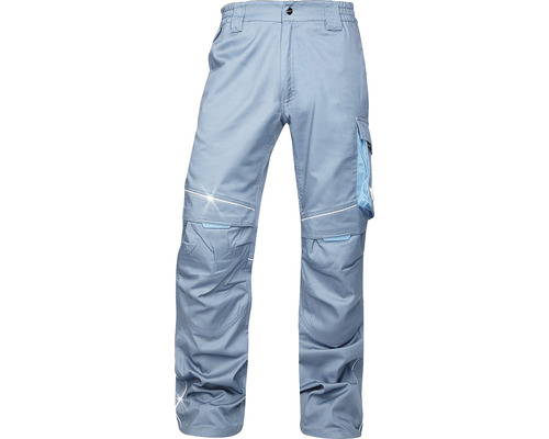 Pantaloni de lucru Ardon Summer din bumbac + poliester gri/albastru, mărimea 48