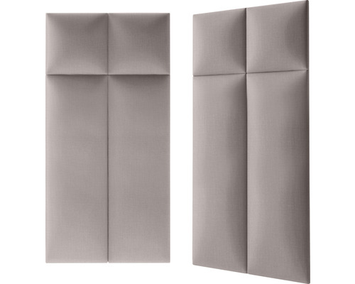 Două panouri fonoizolante cu tapițerie din material textil