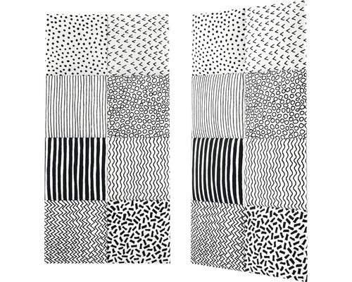 Cortină cu diferite modele