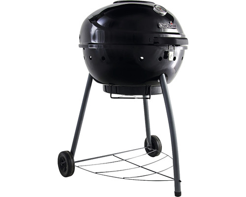 Grătar sferic cu termometru și grătar de depozitare