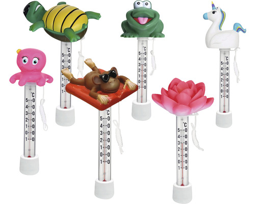 Termometru pentru piscină model animale