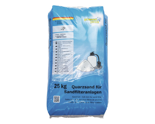 25 kg de nisip de cuarț pentru instalații de filtrare cu nisip
