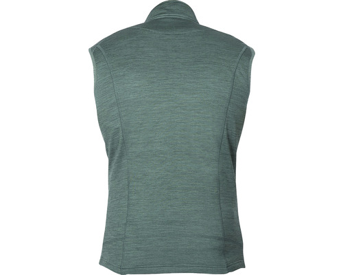 Vestă de damă fără mâneci cu guler ridicat, vedere din spate