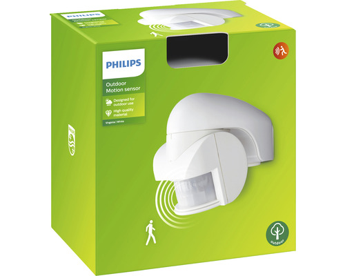Senzor de mișcare pentru exterior Philips în ambalaj