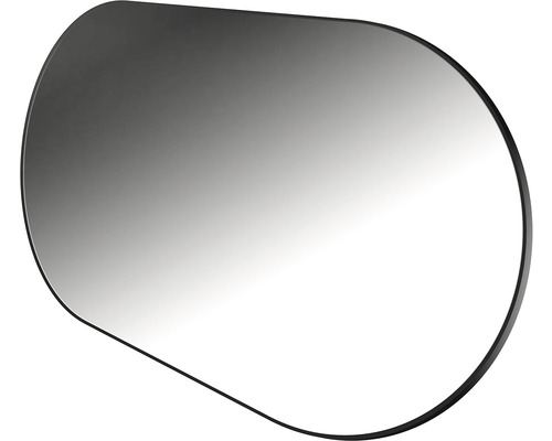 Oglindă dreptunghiulară cu colțuri rotunjite și ramă