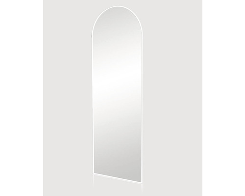 Oglindă de corp cu partea superioară rotunjită