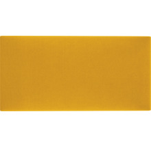 Panou decorativ tapițat Mat Velvet galben 30x60 cm