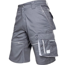 Pantaloni scurți Ardon Summer din bumbac + poliester gri închis, mărimea 46
