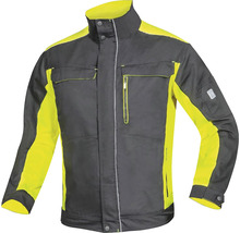 Jachetă de lucru Ardon Neon din bumbac + poliester negru/galben, mărimea XXXXXL-thumb-0