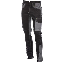 Pantaloni de lucru gri și negri cu mai multe buzunare