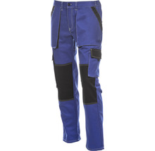 Pantaloni de lucru albaștri cu buzunare pentru genunchi și buzunare multiple