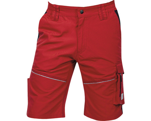 Pantaloni scurți Ardon Urban din bumbac + poliester roșu, mărimea 52 Pantaloni scurți de lucru roșii cu buzunare