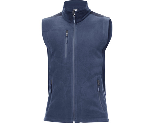 Vestă de lucru Ardon Martin, material fleece bleumarin, mărimea L Vestă din fleece fără mâneci cu fermoar și buzunare
