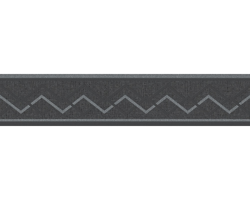 Bordură decorativă autoadezivă 3844-23 Only Border Zig-zag negru 5 m x 13 cm Bordură cu model geometric