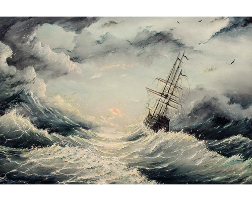 Tablou canvas PT6080 Wild sea 80x125 cm | HORNBACH