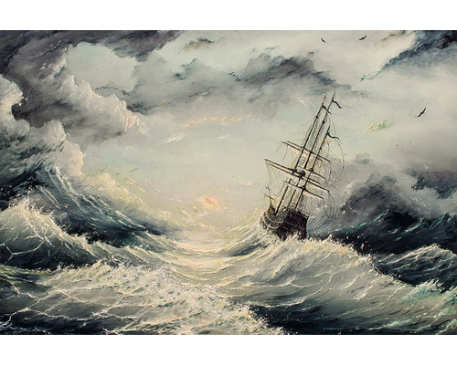 Tablou canvas PT6080 Wild sea 80x125 cm