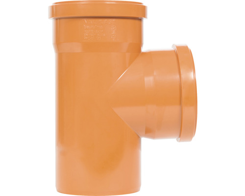 Ramificație VALROM PVC 90 ° Ø 125x110 mm buc