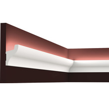 Profil pentru banda LED ACL006, duropolimer, alb, 240x4,8 cm-thumb-0