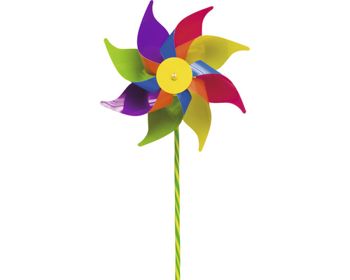 Morăriță colorată cu buton galben în centru