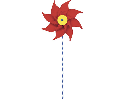 Morișcă de vânt roșie cu tijă