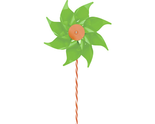 Morisca de vânt cu opt pale și un băț dungat