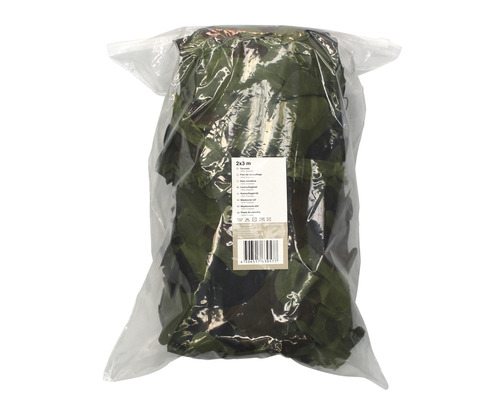 Prelată de plasă de camuflaj ambalată, 2x3 metri, pentru camuflaj