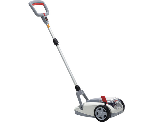 Trimmer de gazon cu acumulator cu mâner telescopic pentru utilizare în grădină