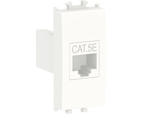 Priză date RJ45 simplă Schneider Easy Styl CAT5e, albă